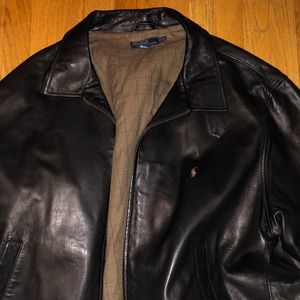 Leather Polo Men’s jacket